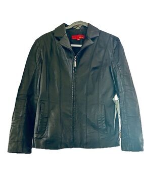 MAX USA Women’s Vintage Leather Jacket Size M Biker Motorcycle Casual